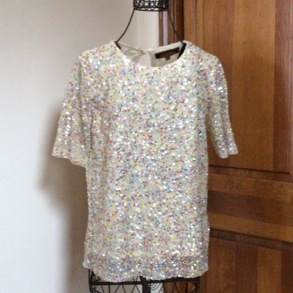 Varun Bahl sequin top, Small